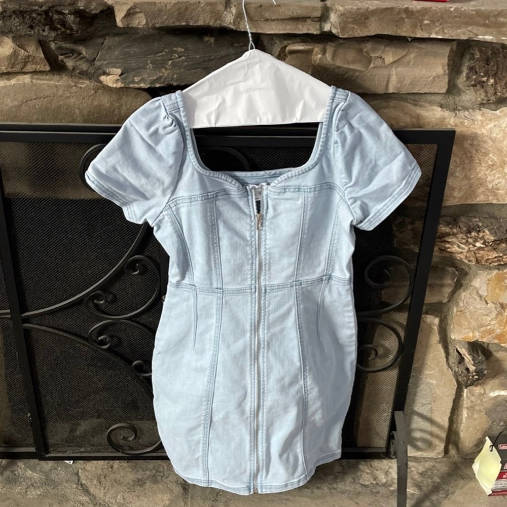 Forever 21 Light Blue Mini Dress